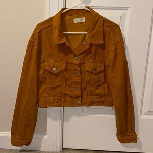 Pacsun cropped corduroy jacket